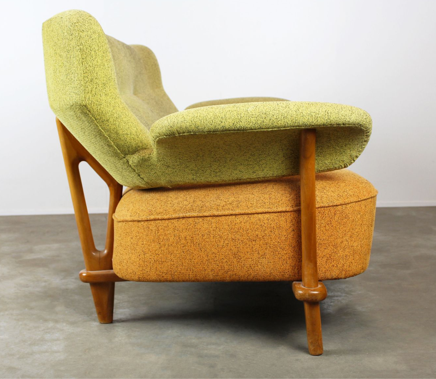 Mobilier de salon F109 avec fauteuil et canapé assorti par Theo Ruth pour Artifort 1950