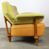 F109 lounge furniture with armchair and matching sofa by Theo Ruth for Artifort 1950