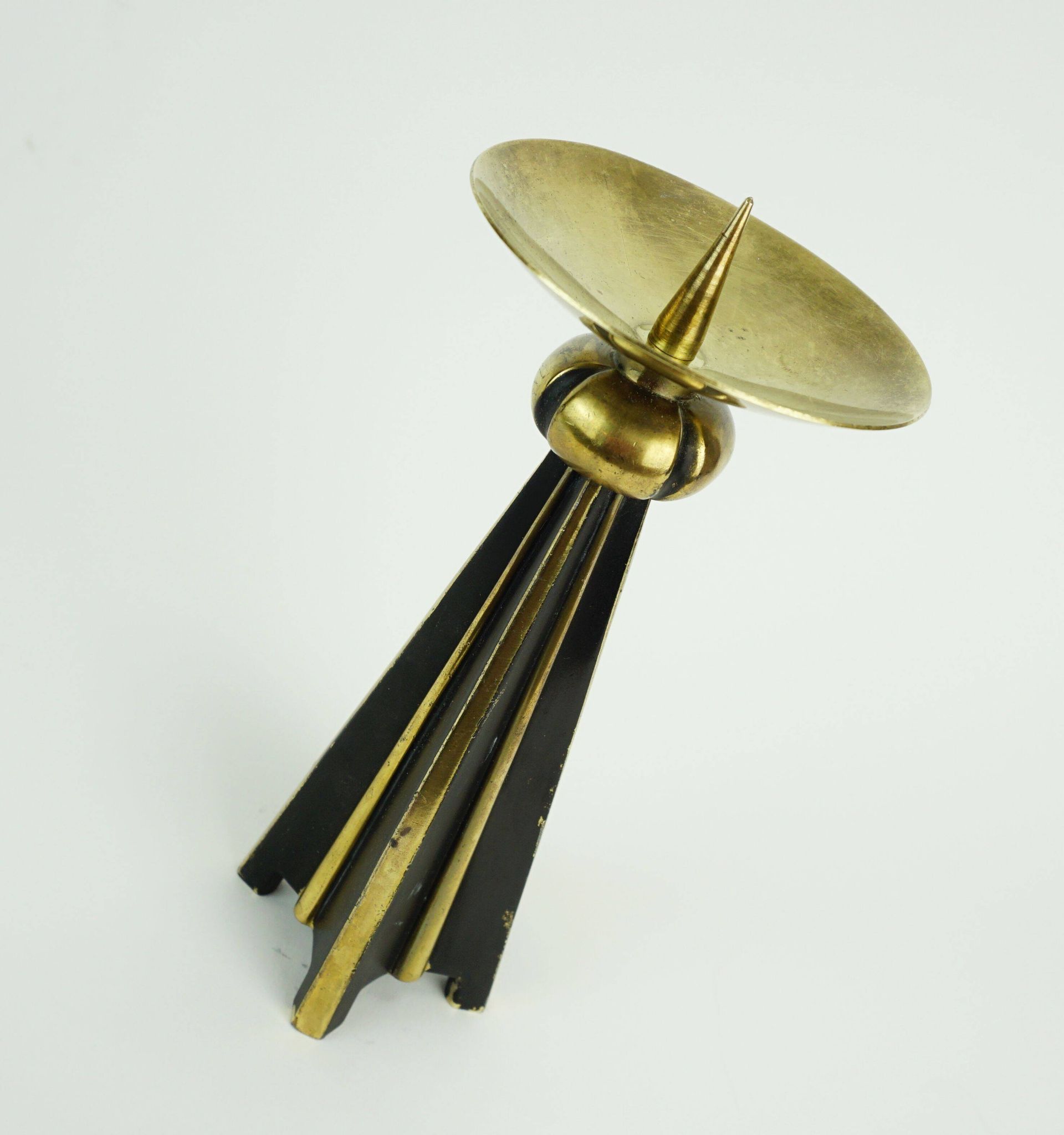 1950s mid century candle holder klaus ullrich faber & schumacher
