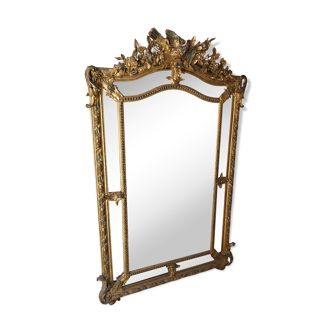 Golden mirror h 170 cm by 105 cm