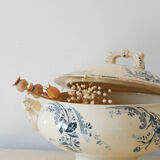 Soup bowl or salad bowl model Pornic, H. Boulenger & Cie, Terre de Fer, French manufacture