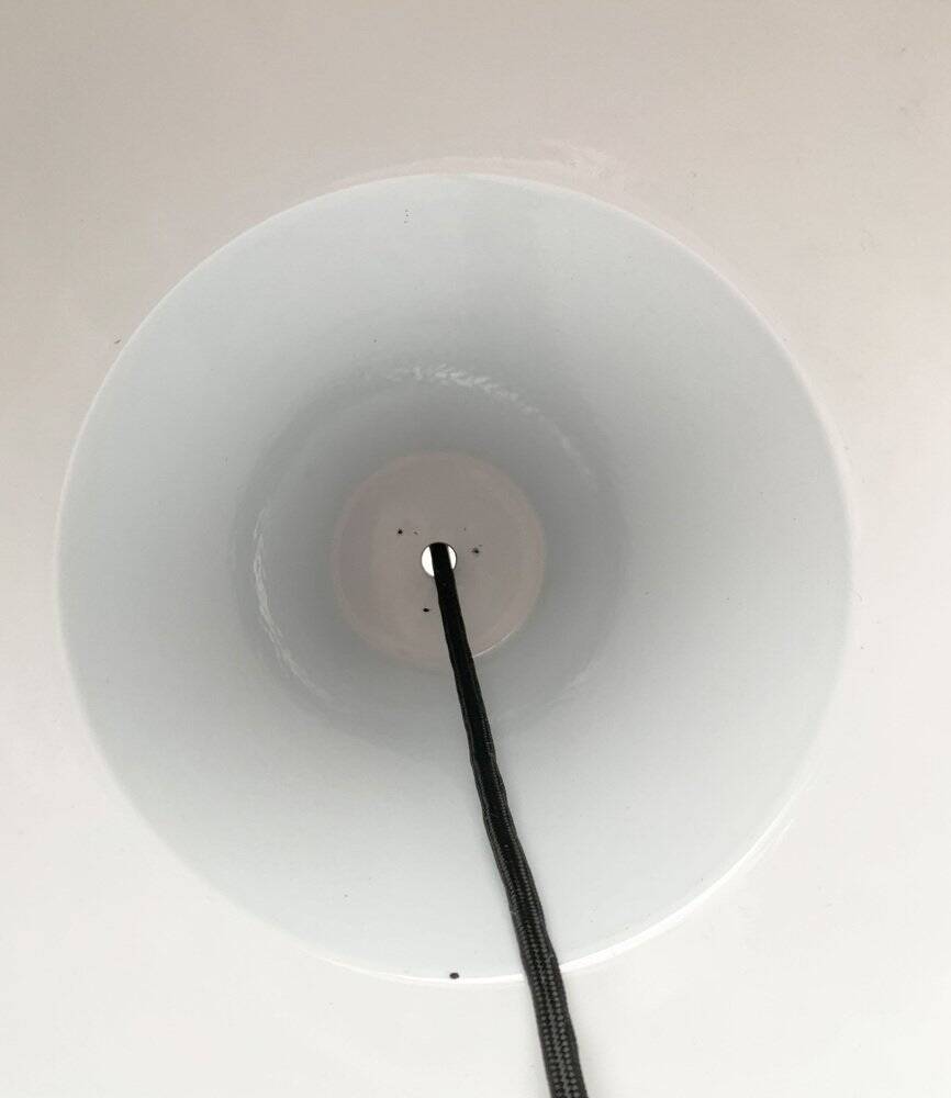 Large Danish Mid-Century pendant lamp in enamel for Louis Poulsen, 1960s.