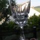 Set of 6 white wine glasses in arques crystal. pompadour model.