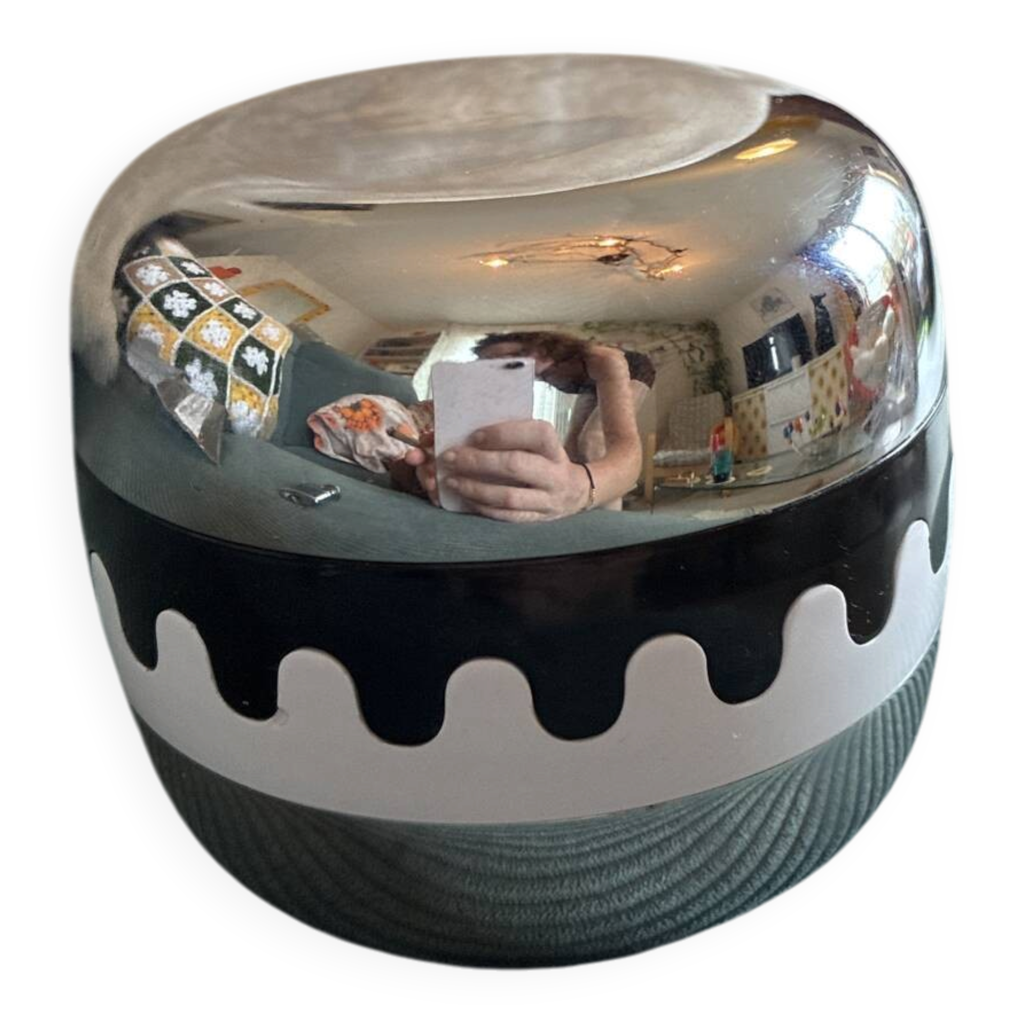 Ashtray / Box "Clam" 8cm – Authentic Vintage 1970 – Design Alan F