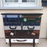 Commode relookée en valises
