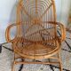 60s rattan armchair