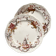 2 polychrome ironstone dinner plates "Wentworth" by Emile Bourgeois