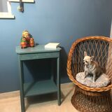 Blue/green art deco side table