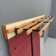 Vintage Wall-Mounted Hallway Panel with Hooks, Mirror & Shelf, 1960s