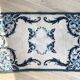 Pure wool blue rug 125x78cm