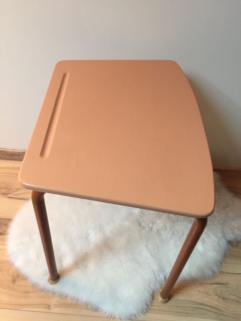 School set MCA 300 armchair and MCA 322 desk by Jacques Hitier, 1950's