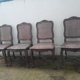 4 regency-style chairs