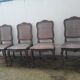 4 regency-style chairs