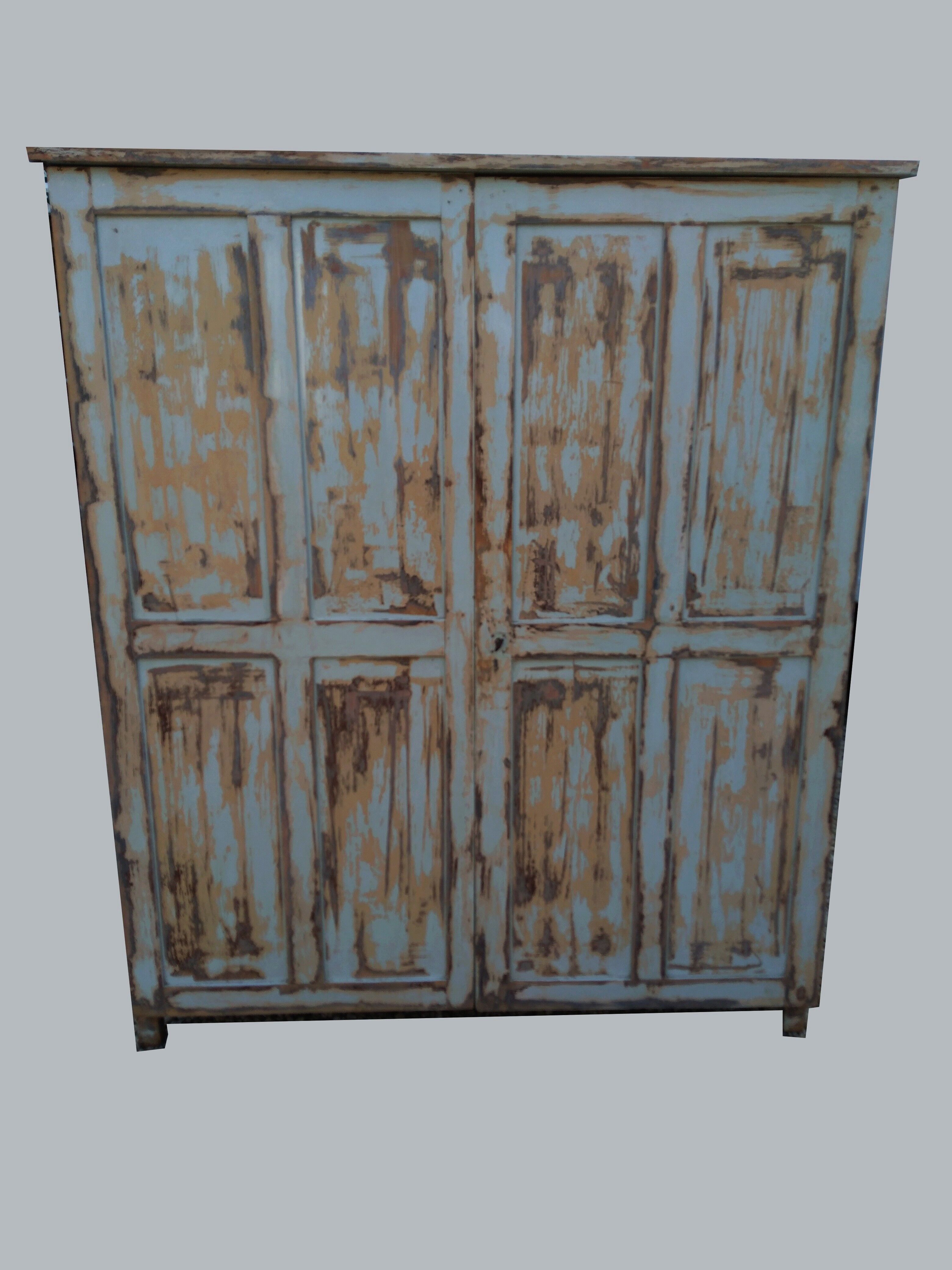 Two-door shabby cabinet