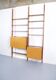 Italian modular shelf floor and ceiling rosewood 1960s