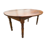 oval walnut table