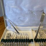 Silver-plated fish cutlery