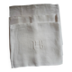 3 small antique tablecloths with embroidered initials PB