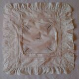 Embroidered child pillow or cushion cover