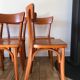 Set of 6 Luterma bistro chairs in beech wood 40-50s