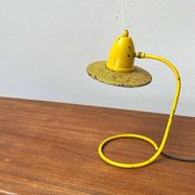 Perforated metal table lamp in Mid-Century Modern style, in the style of Mathieu Matégot, 1960s.