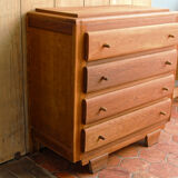Chest of drawers light oak, 50s