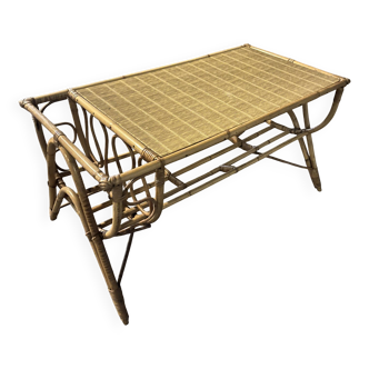 Rattan coffee table