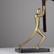 Art Deco Bronze Candelabra Pair by Karl Hagenauer, 1930s