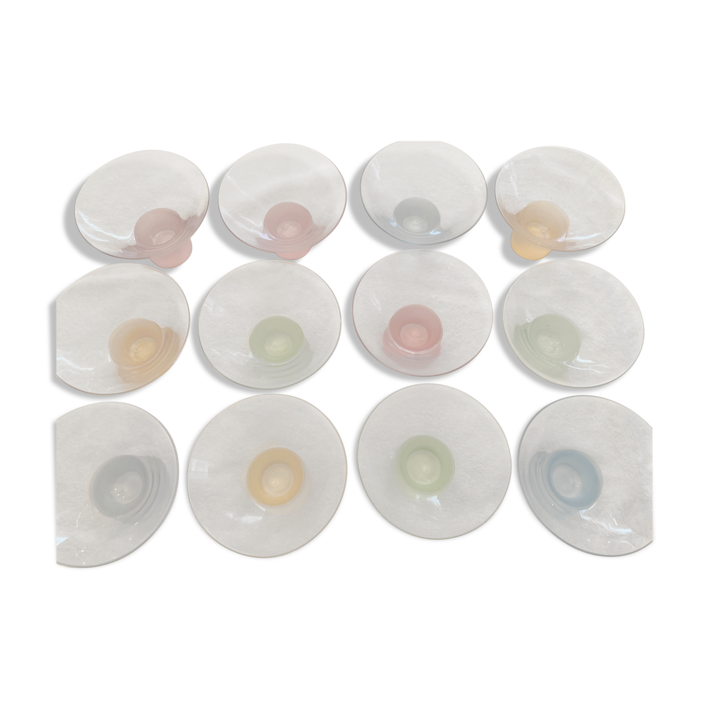 12 Guy Degrennes glass dessert cups