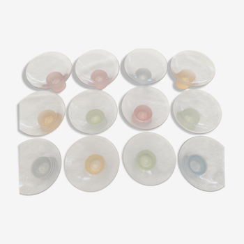 12 Guy Degrennes glass dessert cups