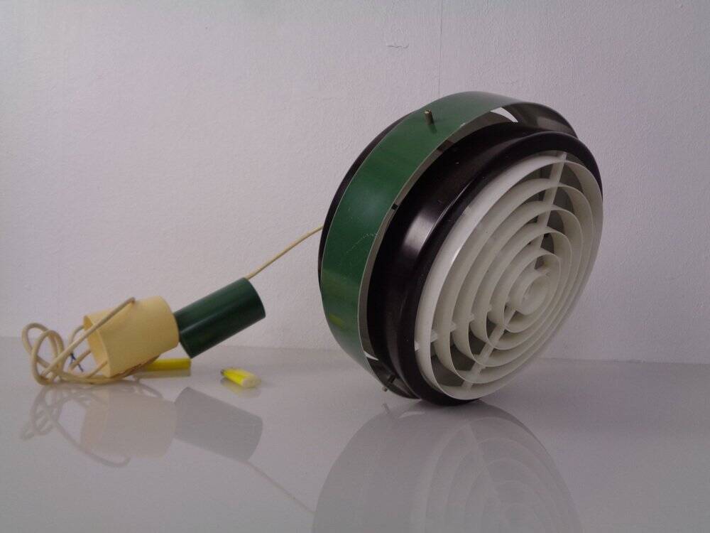 Pendant lamp by Jo Hammerborg for Fog & Mørup, Denmark, 1960s.