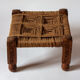 Traditional low stool - Artisanal manufacture - 2nd half of the twentieth century