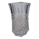 Transparent chiseled vase