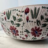 Very large hand-stamped salad bowl