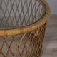 Vintage 1970s Italian design bamboo coffee table