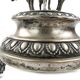 Figural eclectic fruit bowl, silver-plated brass, Poland, 19th century