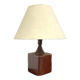 Large ceramic lamp, signed and dated 1979.