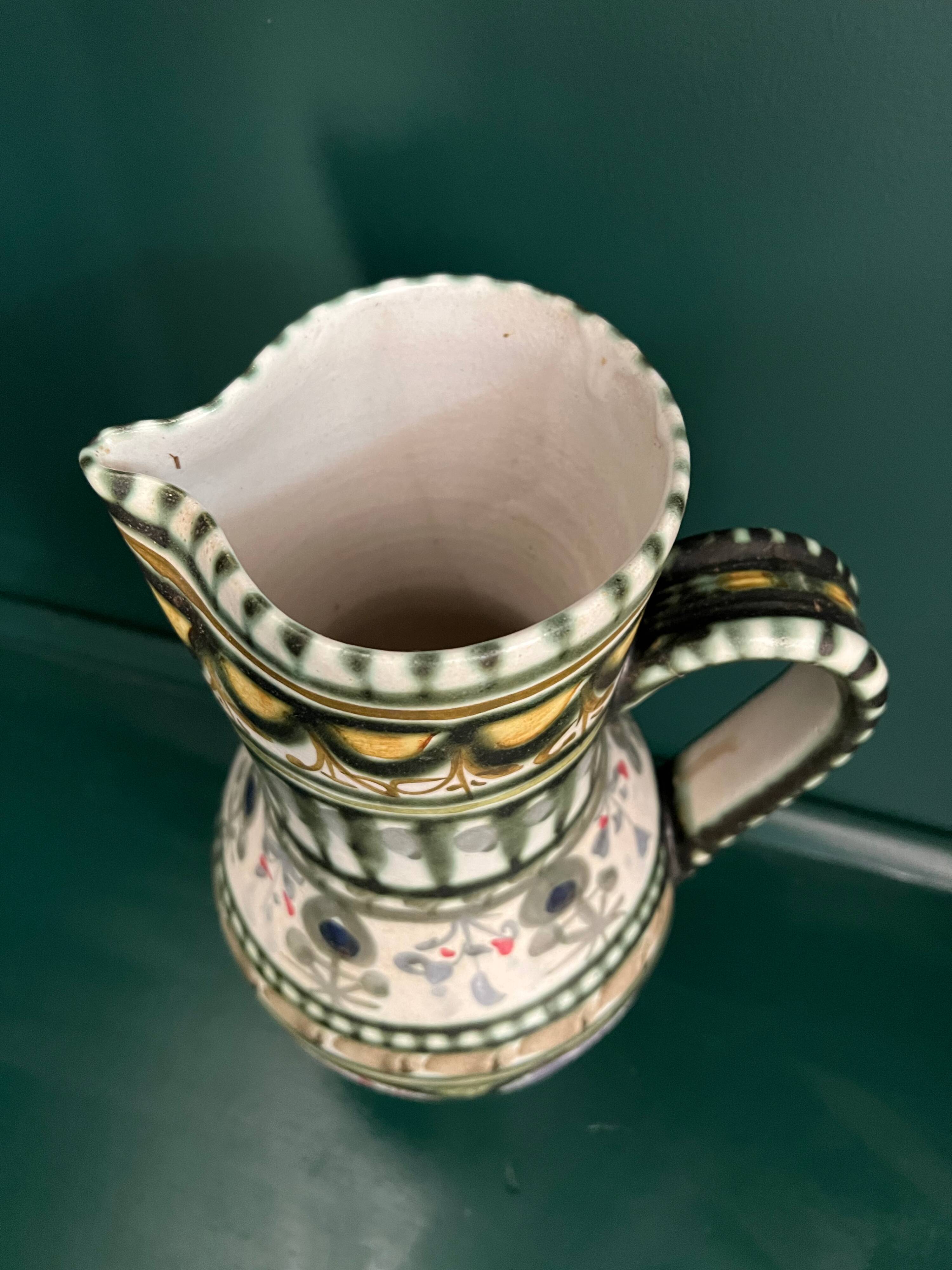 Keraluc pitcher vase signed André L'Helguen