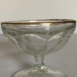 Lot of five glasses golden Byrrh glass