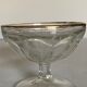 Lot de cinq coupes verres Byrrh doré
