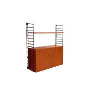 Système mural modulaire vintage par Musterring – unité murale compacte