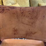 Paire de fauteuils et un repose pied Pierre Chapo 1960