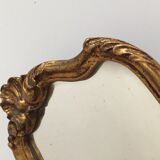 Former Golden shell mirror 21x29cm
