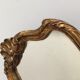 Former Golden shell mirror 21x29cm