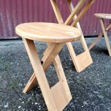 Suzy folding table and stool set by Adrian Reed.