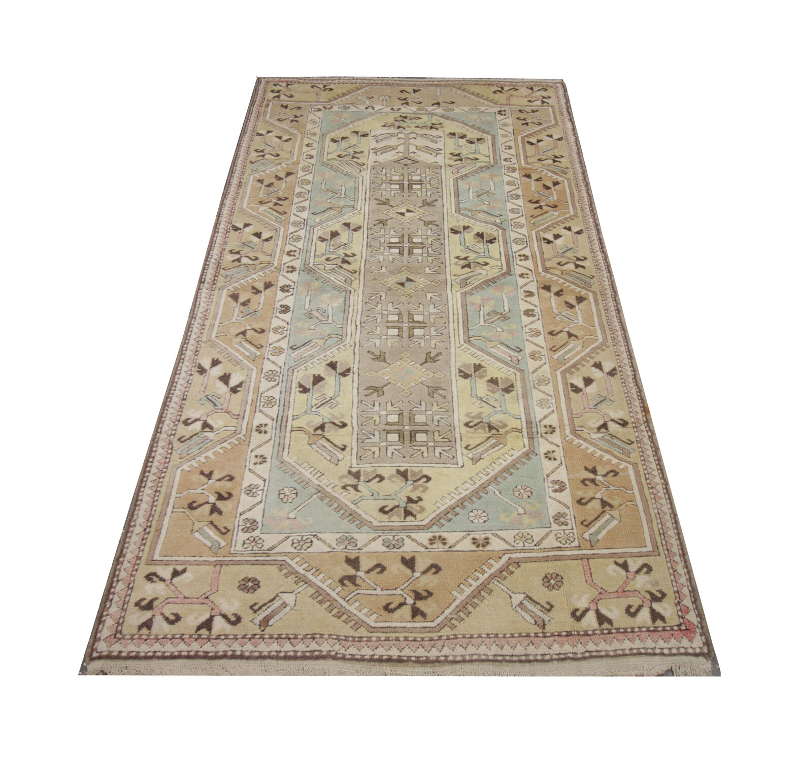 Hand Woven Oriental Turkish Carpet Area Rug- 120x220cm