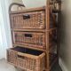 Meuble rotin vintage