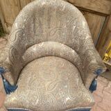 Pair of toad armchairs