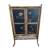 Original Victorian furniture in lacquered bamboo from the 19th century, chinoiserie