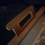 Marquetry serving tray.